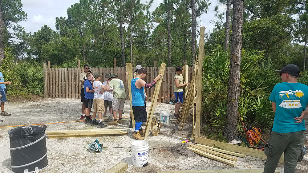 Custom Wooden Fence